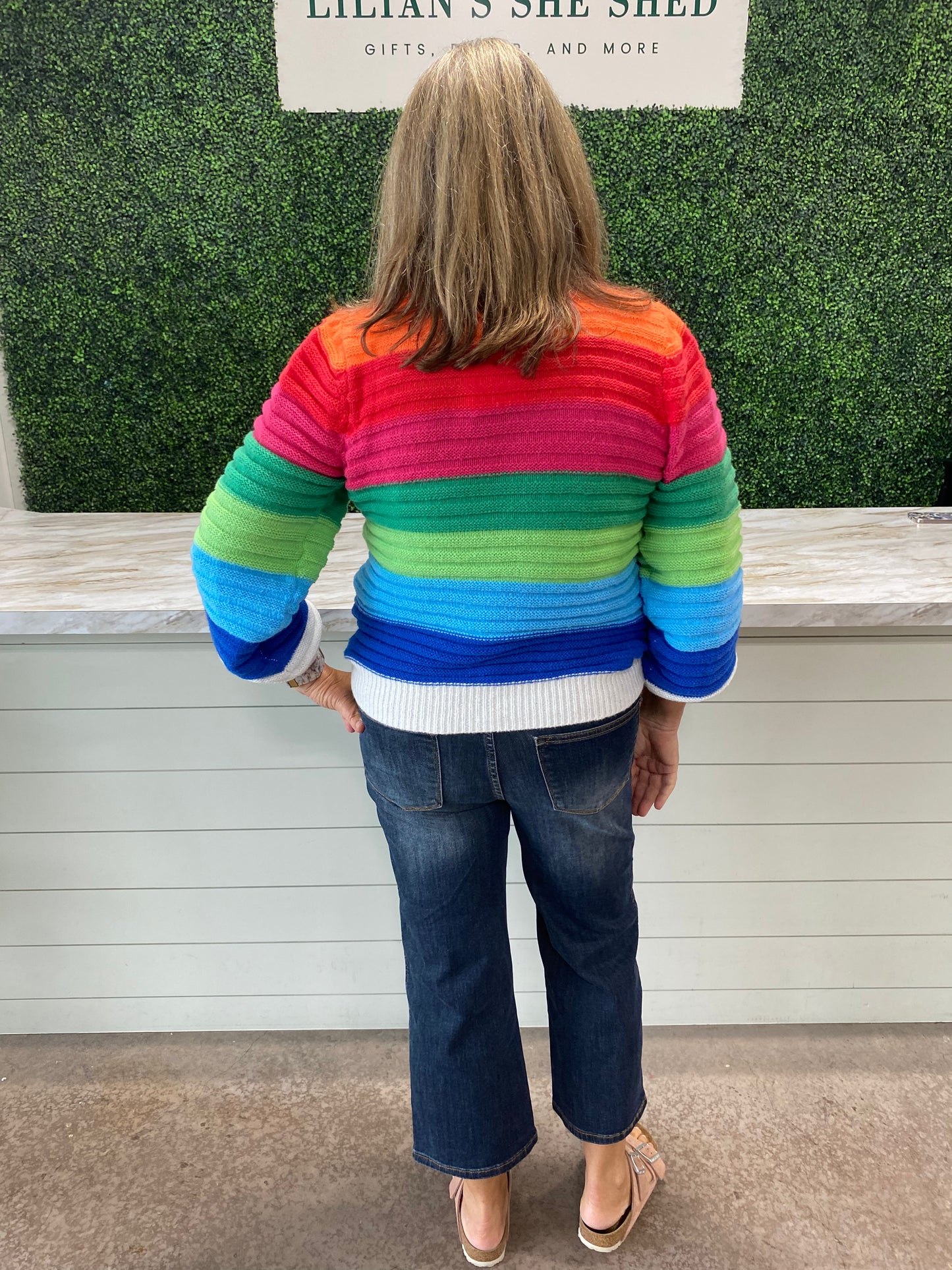 Multi Striped Colored Sweater