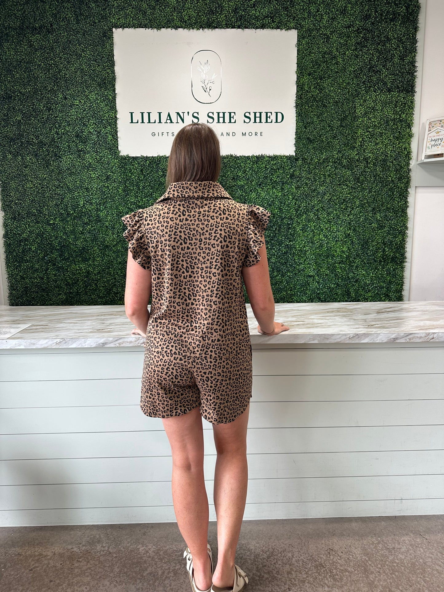 Cheetah Top and Bottom Set