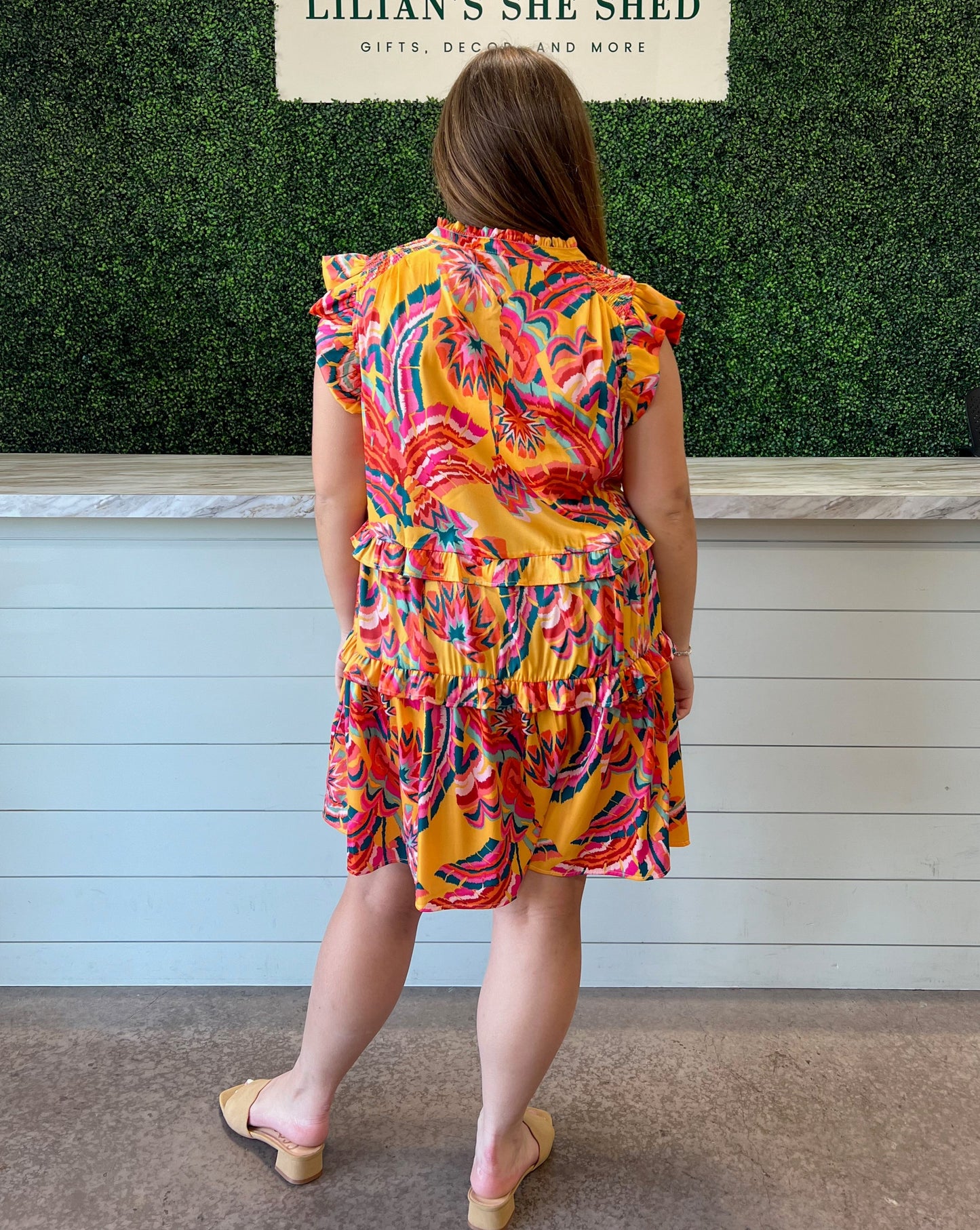 Mango Mix Satin Mini Dress