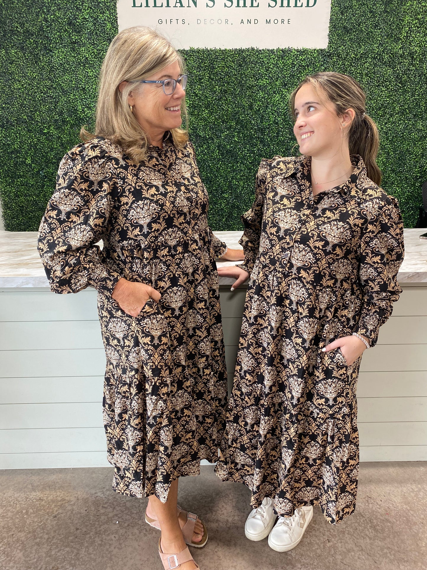 Bohemian Print Midi Dress