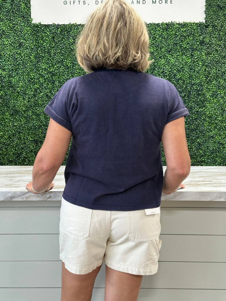 Highrise Carpenter Shorts Pearl