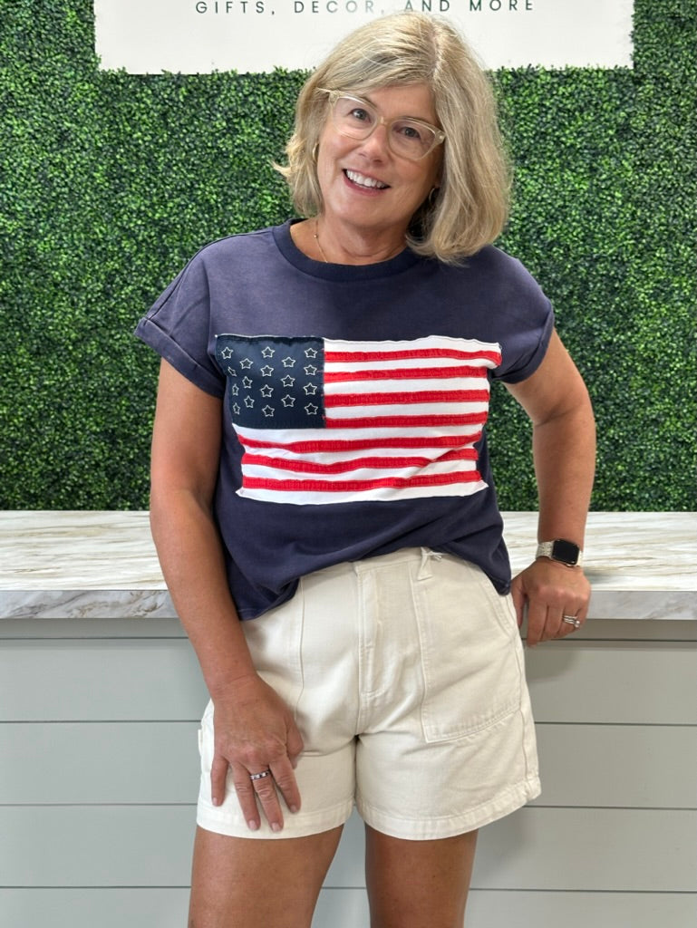 Highrise Carpenter Shorts Pearl