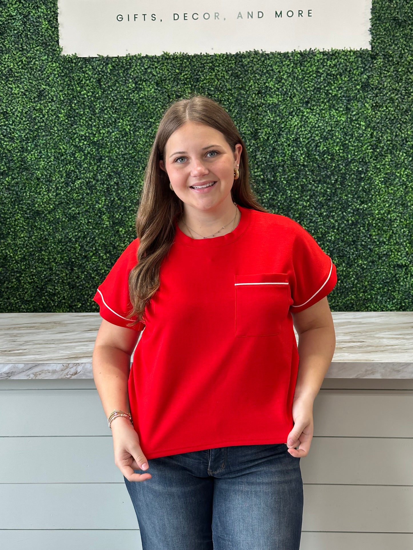 Plain Top with Bordered Stitch