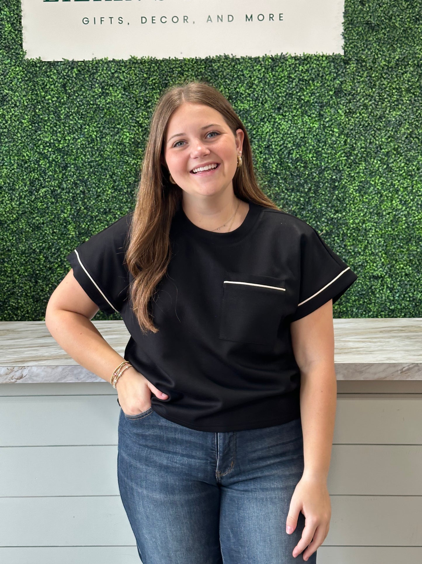 Plain Top with Bordered Stitch