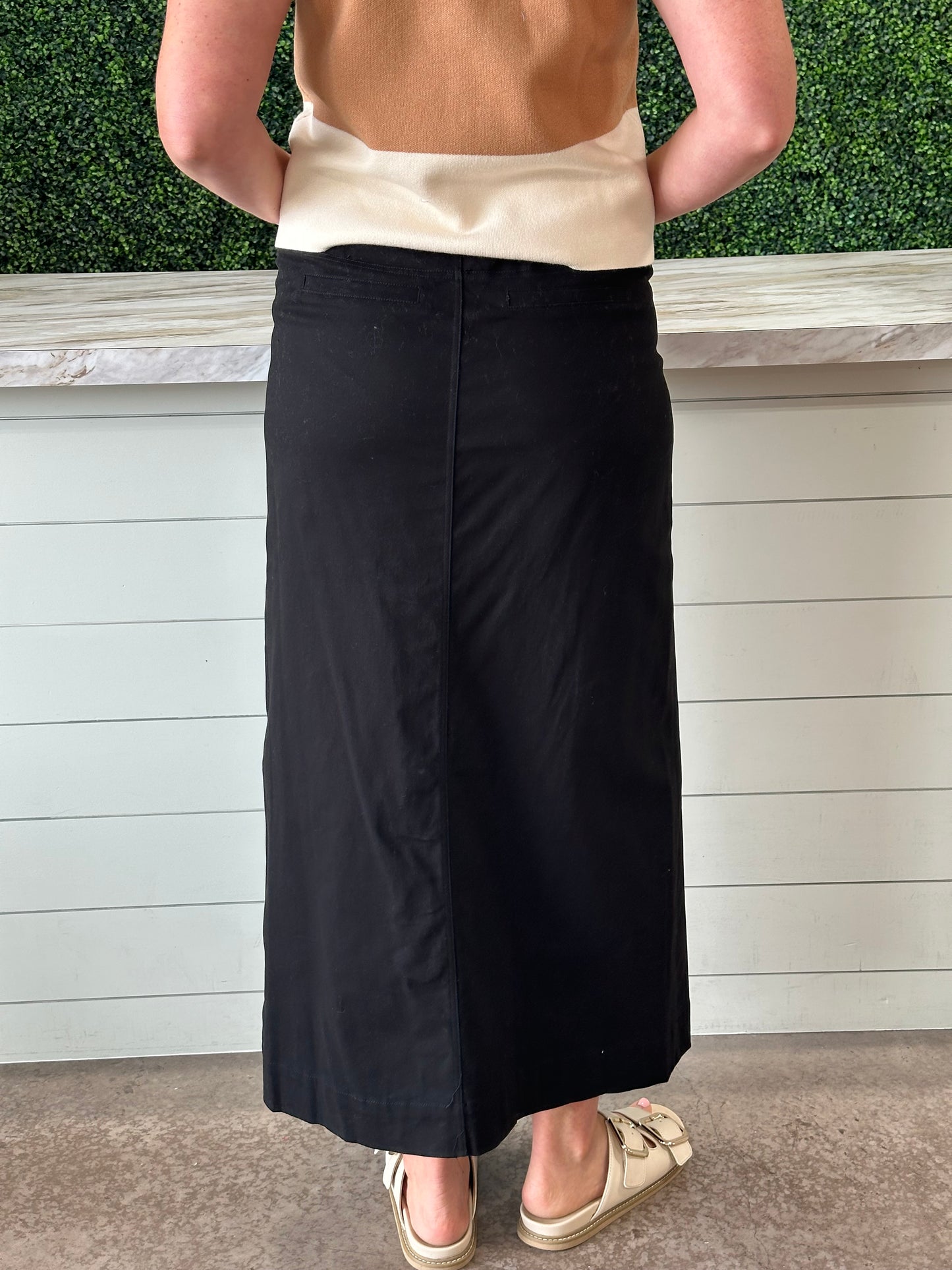 Button Down Maxi Skirt