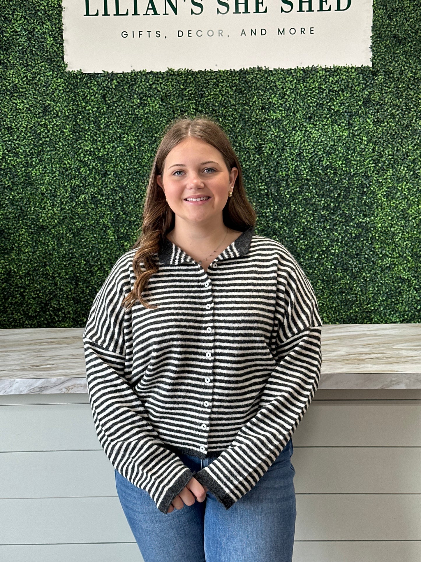 Piper Cardigan Striped