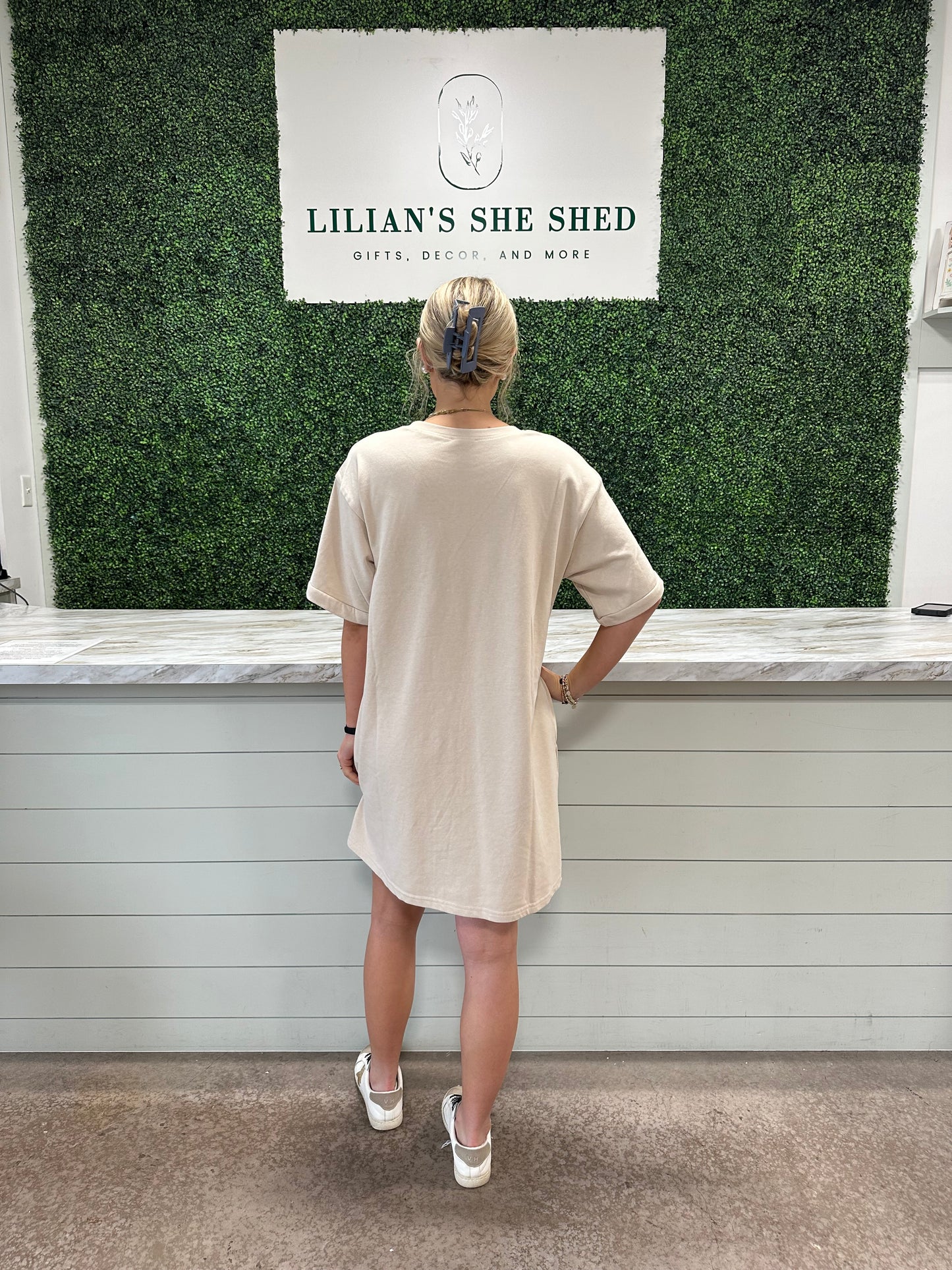 American Flag Bow Mini Dress